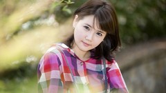 Woman asians brunettes models Korean Han Ga Eun