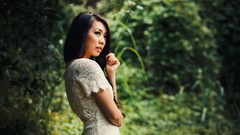 Woman asians brunettes models Victoria My Nguyen