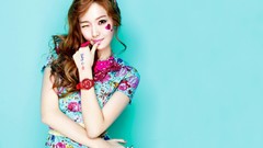 Woman asians brunettes Simple Background Girls Generation SNSD 