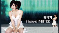 Woman asians cleavage Korean Hwang Mi Hee