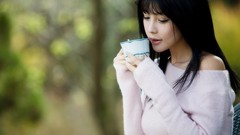 Woman asians cups models Korean