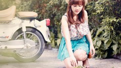 Woman asians hipster Viet Nam