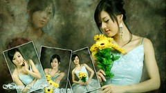 Woman asians Hwang Mi Hee