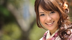 Woman asians Japanese clothes