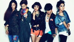 Woman asians k-pop music bands glam