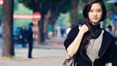 Woman asians long hair models Viet Nam jun jun vu