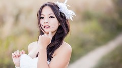 Woman asians models