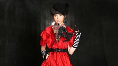 Woman asians models black hair