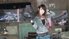 Woman asians models black hair cosplay Korean Jo Yoo Na