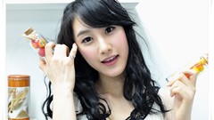 Woman asians models black hair Korean Choi Ji Hyang