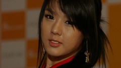 Woman asians models black hair Korean Hwang Mi Hee