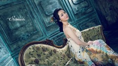 Woman asians models black hair Korean Im Ji Hye