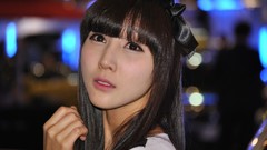 Woman asians models black hair Korean Lee Yoo Eun