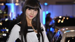 Woman asians models black hair Korean Lee Yoo Eun