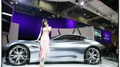 Woman asians models black hair Korean low-angle shot Hwang Mi 