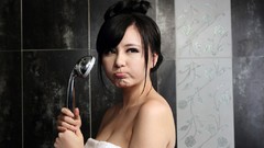 Woman asians models black hair Korean Ryu Ji Hye