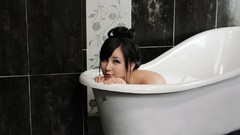 Woman asians models black hair Korean Ryu Ji Hye