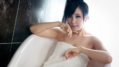 Woman asians models black hair Korean Ryu Ji Hye