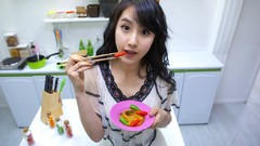 Woman asians models black hair pandora Korean Choi Ji Hyang