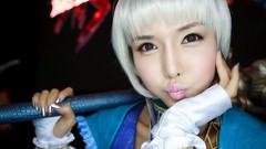 Woman asians models cosplay Korean Cha Sun Hwa