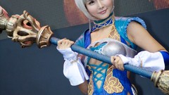 Woman asians models cosplay Korean Cha Sun Hwa