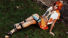 Woman asians models exposed midriff