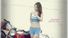 Woman asians models Korean Bang Eun Young