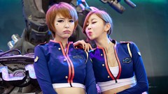 Woman asians models Korean bob cut Kang Yui