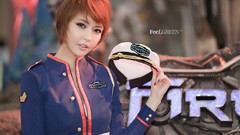 Woman asians models Korean bob cut Kang Yui