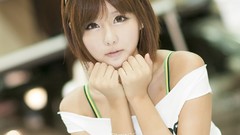 Woman asians models Korean bunny ears Ryu Ji Hye