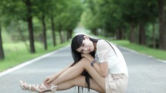 Woman asians models Korean Cha Sun Hwa