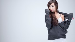 Woman asians models Korean cynical