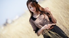 Woman asians models Korean Han Chae Yee