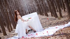 Woman asians models Korean Han Chae Yee