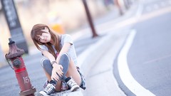 Woman asians models Korean Heo Yoon Mi