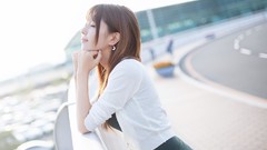 Woman asians models Korean Heo Yoon Mi