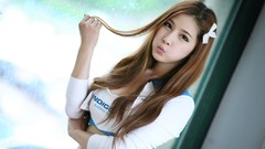 Woman asians models Korean Hwang Ga Hi