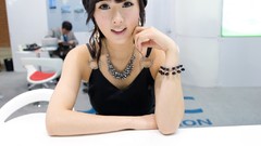 Woman asians models Korean Hwang Mi Hee