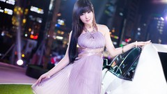 Woman asians models Korean Hwang Mi Hee