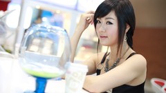 Woman asians models Korean Hwang Mi Hee