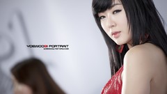 Woman asians models Korean Hwang Mi Hee