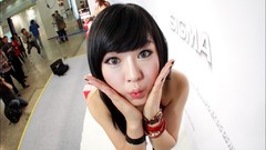 Woman asians models Korean Hwang Mi Hee