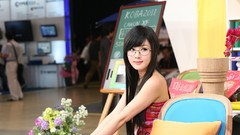 Woman asians models Korean Hwang Mi Hee