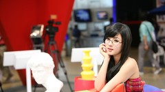 Woman asians models Korean Hwang Mi Hee