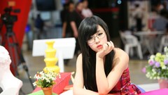 Woman asians models Korean Hwang Mi Hee