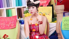 Woman asians models Korean Hwang Mi Hee