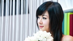 Woman asians models Korean Hwang Mi Hee