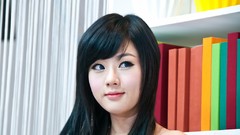 Woman asians models Korean Hwang Mi Hee