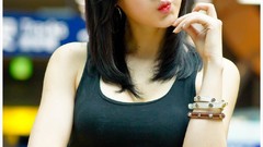 Woman asians models Korean Hwang Mi Hee