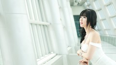 Woman asians models Korean Hwang Mi Hee